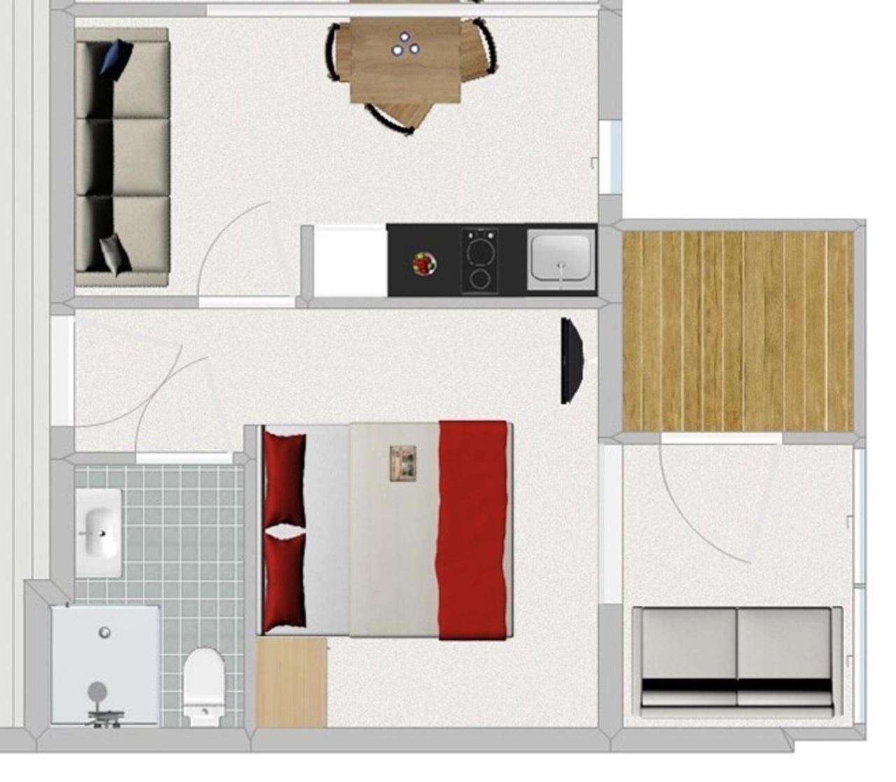 Falkner Appartement Resort Langenfeld Bilik gambar